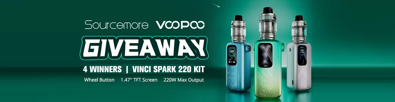 Sourcemore x VOOPOO Vinci Spark 220 Kit Giveaway