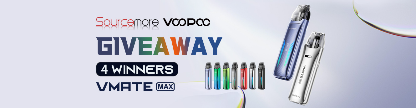 Sourcemore x VOOPOO Vmate Max Kit Giveaway