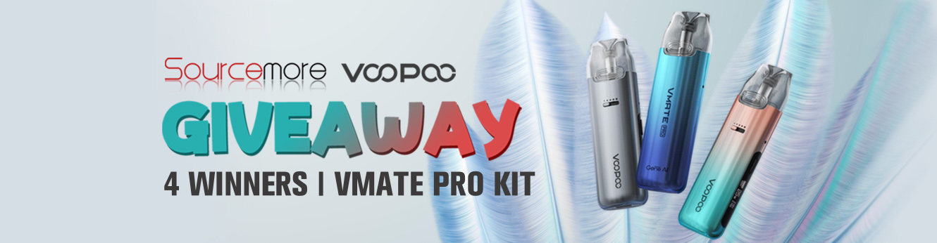 Sourcemore x VOOPOO Vmate Pro Kit Giveaway